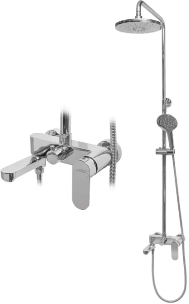 Душевая система Hansberge H5044 Хром