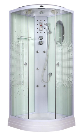 Душевая кабина Niagara Ultra NG-3012-01 120х120х220, низкий поддон 16 см, стекло мозаика