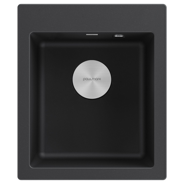 Мойка KANTE 40, IT-GRANIT, PM104249-BL, черный гранит, 415х490 мм, Paulmark