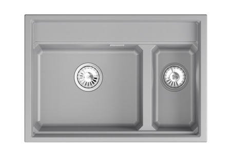 Мойка для кухни Granula Kitchen Space 7302i алюминиум, 73х51 см, прямоугольная