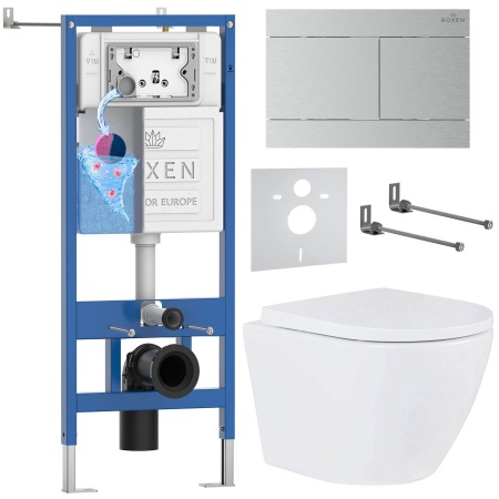 Комплект 6 в 1 RoxenBath StounFix Dual Fresh 868580 (состоит из: 710200, Velar 420300S, 530185-02)