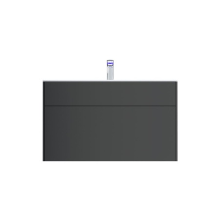 M50AFHX1003GM Inspire V2.0 База под раковину AM.PM, подвесная, 100 см, 3 ящика, push-to-open, графит матовый