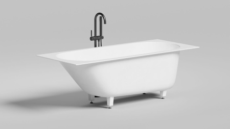 Ванна встраиваемая Salini ORNELLA KIT 160x70, S-Stone, матовый белый 102426M
