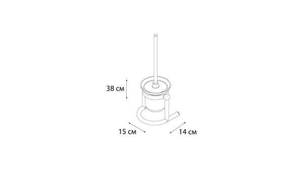 Ерш напольный со стеклянной колбой Fixsen FX-403