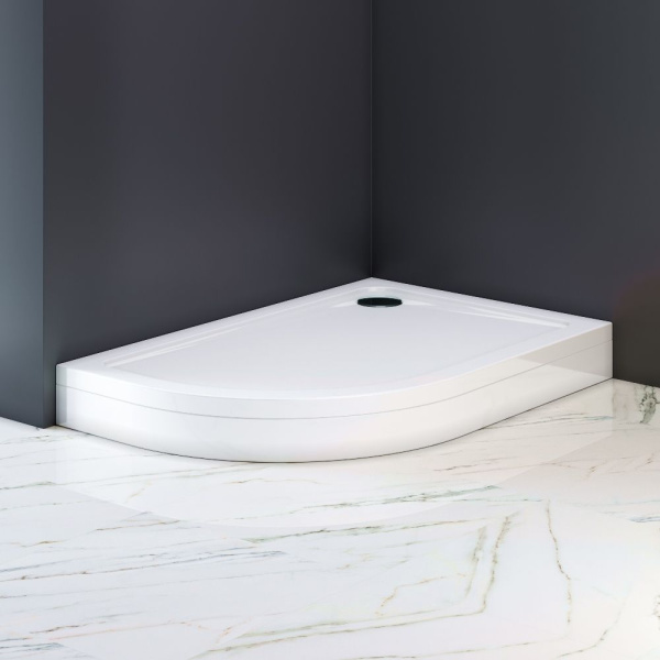 W83T-302R120W Like 120  Душевой поддон AM.PM правосторонний, 120x80, белый акрил