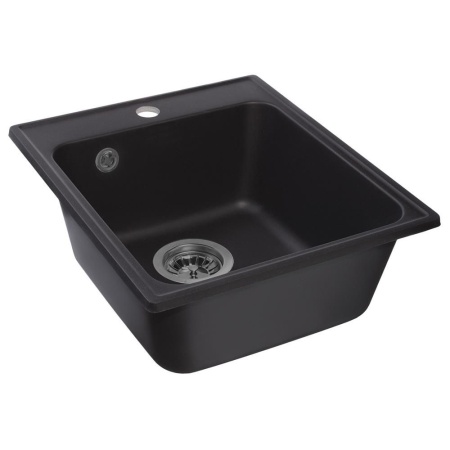 Кухонная мойка Reflection Quadra RF0243BL, черный