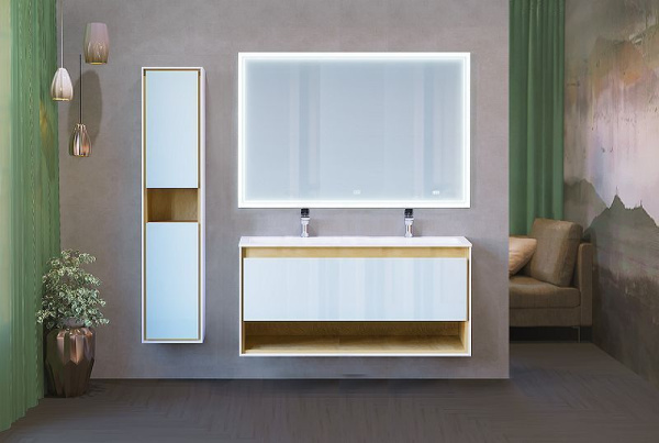Зеркало Jorno Glass 120 a.02.120/W