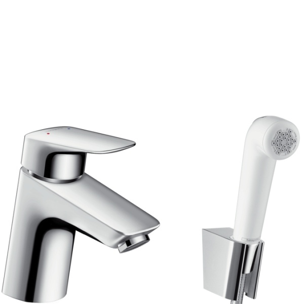 Hansgrohe Logis Смеситель для раковины с гигиеническим душем хром 71290000