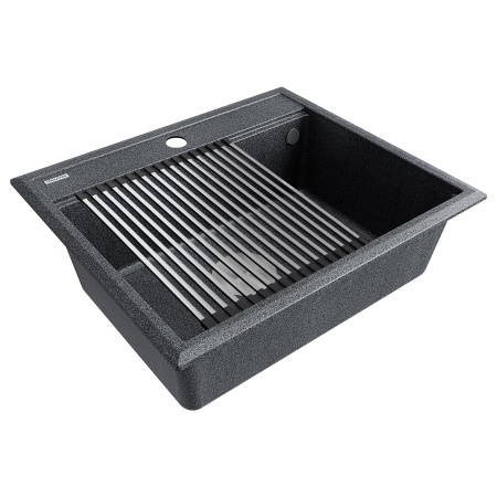 Мойка STEPIA 60, IT-GRANIT, PM115951-DG, графит, 590х510, Paulmark