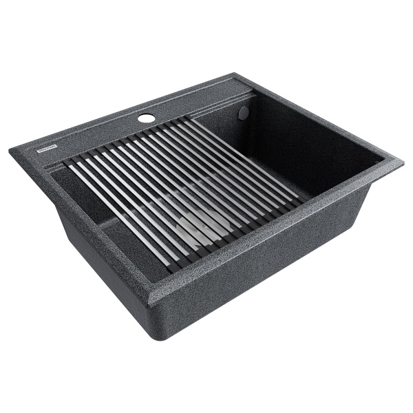 Мойка STEPIA 60, IT-GRANIT, PM115951-DG, графит, 590х510, Paulmark