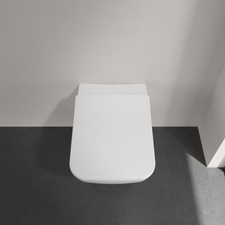 Унитаз Villeroy & Boch Venticello, подвесной с сиденьем, 4611RLR1