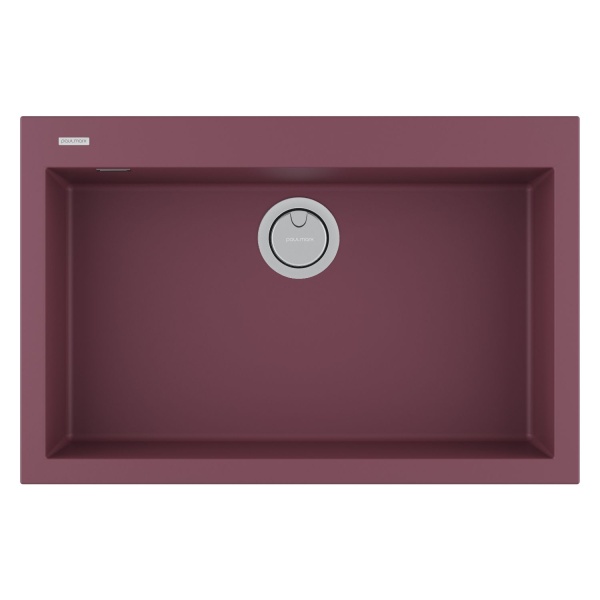 Мойка DECORATION 76, ACRYSTONE, PM937650-ME, MERLOT, 760х500 мм, Paulmark