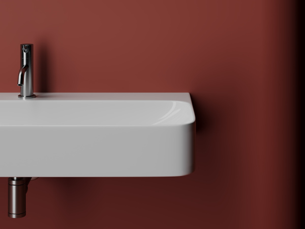 Умывальник Ceramicanova AURA с 1 отверстием для смесителя, без перелива 1000x470x135мм