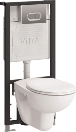 Комплект VitrA Normus 9773B003-7202 кнопка глянцевый хром
