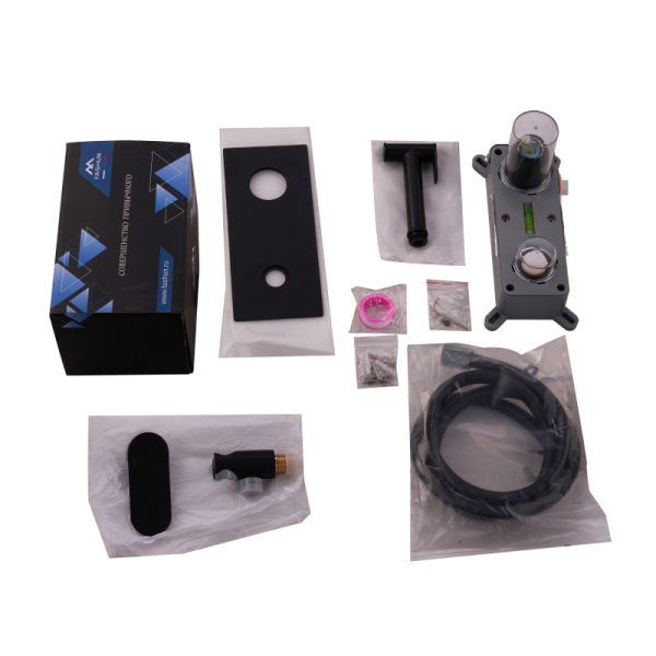 Гигиенический душ со смесителем FASHUN A7585-7, чёрный