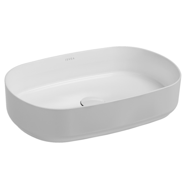 Раковина ISVEA Infinity накладная 550*360*120 цвет белый 10NF65055SV