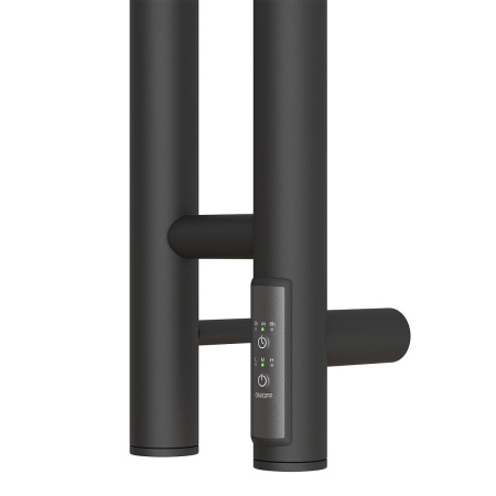 Полотенцесушитель электрический Point Деметра PN12812B П3 80x1200, диммер справа, черный