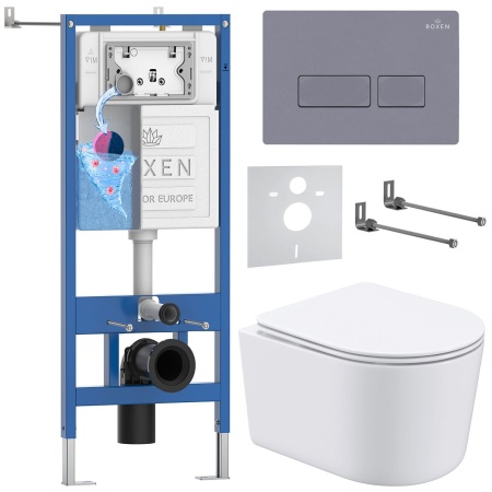 Комплект  6 в 1 RoxenBath StounFix Dual Fresh 966808 (состоит из: 710200, Caspia 410280DG, 530120-01)