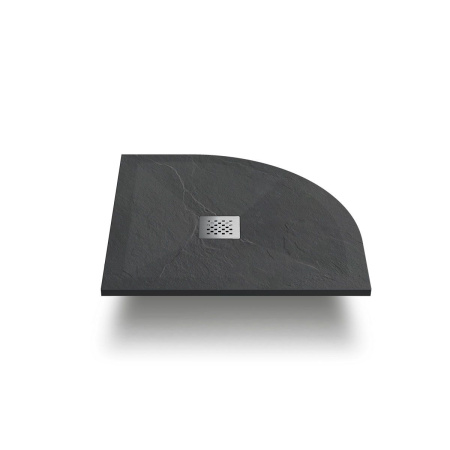 Поддон для душа из искусственного камня Vincea VST-4SQ1010A, 1000*1000*25, антрацит