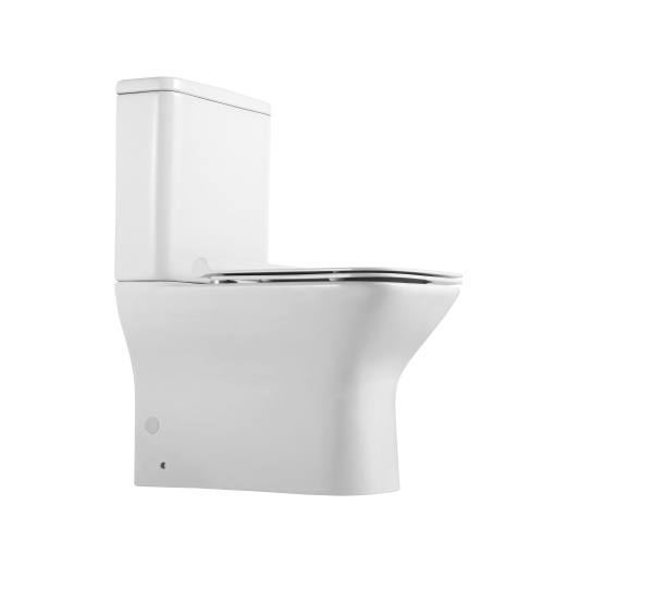 Унитаз-компакт Agger AT02000 безободковый, сиденье с микролифтом