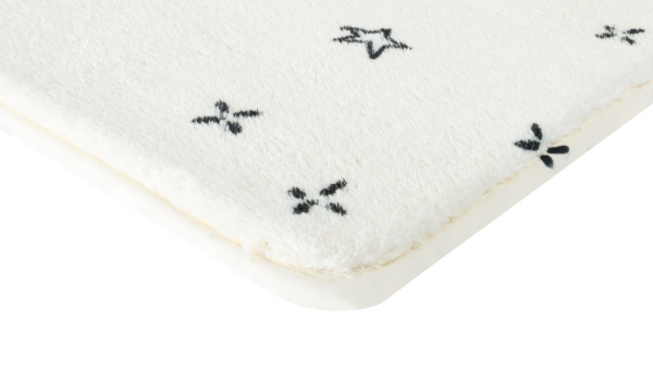 Коврик для ванной Fixsen Teddy Sky 1-ый, FX-6001S, белый, 50х80см