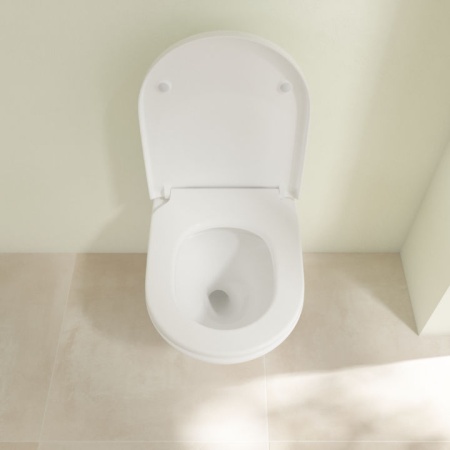 Унитаз Villeroy & Boch Subway 3.0, подвесной с сиденьем, 4670TS01
