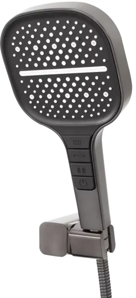 Смеситель для ванны с ручным душем Hansberge H4070 Графит