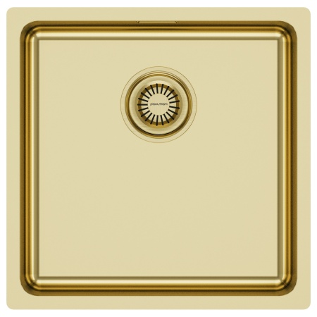 Мойка нерж. сталь VISTA 44, PM304444-LG, светлое золото, 440х440мм, Paulmark