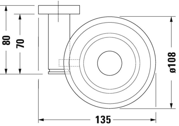 Мыльница Duravit D-Code справа 0099181000