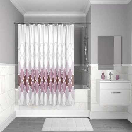 Штора для ванной комнаты 200х180 IDDIS Decor D06P218i11
