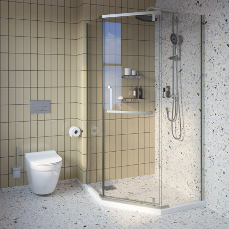 Душевое ограждение IDDIS Steel 100х100х195 STE8SS0i23