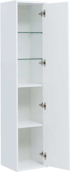 Шкафы-пенал Aquanet Lino (Flat) 35 белый глянец