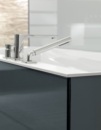 Ванна Villeroy & Boch Squaro Edge 12 1700 x 750 мм, квариловая, UBQ170SQE2DV-01