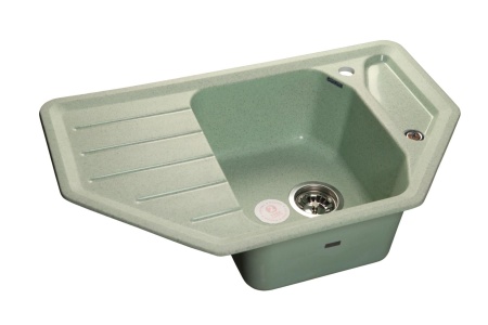 Кухонная мойка GranFest CORNER C-800E салатовый