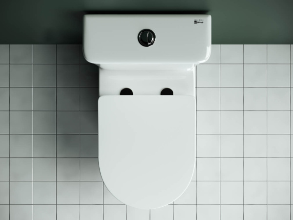 Напольный унитаз с бачком Ceramicanova Star Rimless, Белый, CN1904