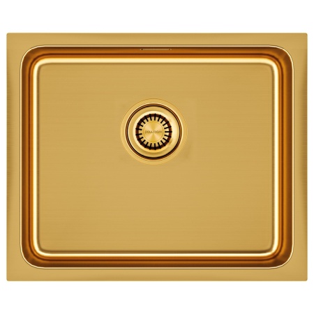 Мойка нерж. сталь VISTA 54, PM305444-BG, брашированное золото, 540х440мм, Paulmark