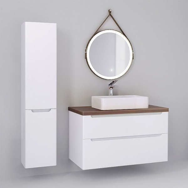 Зеркало Jorno Wood 50 Wood.02.50/ТК с подсветкой с бесконтактным выключателем