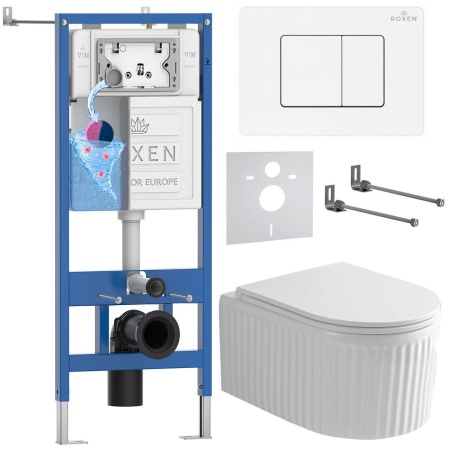 Комплект 6 в 1 RoxenBath StounFix Dual Fresh 868563 (состоит из: 710200, Steel 420280WM, 530200-01)