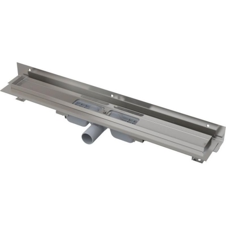 Водоотводящий желоб для перфорированной решетки Alcaplast Flexible Low с регулируемым краем к стене APZ104-950