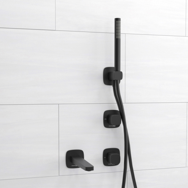 Встраиваемый комплект для ванны WasserKRAFT с лейкой и изливом A9151.264.315.327.242.217