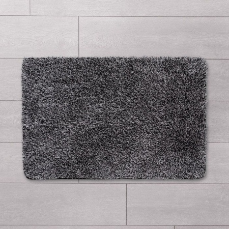 Коврик для ванной комнаты IDDIS Promo 60х90 см микрофибра grey grass P16M690i12