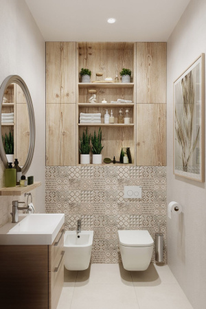 Комплект инсталляции и унитаза 7 в 1 Lavinia Boho Relfix One 75110054