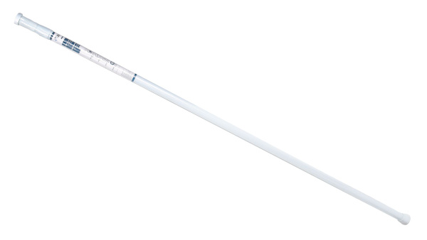 Карниз для ванной раздвижной Fixsen, FX-51-013, алюминий-белый, 140-260 см