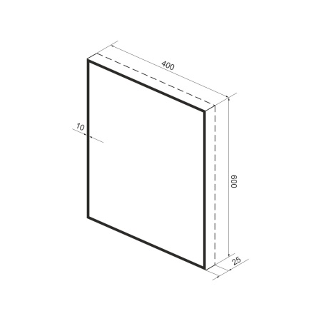 Зеркало с фоновой LED-подсветкой Wellsee 7 Rays' Spectrum 172200780