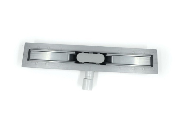 Дренажный канал Timo Smart 60см с решеткой DOUBLE GAP из нержавеющей стали, SM-DGG60-LS40(DRY)