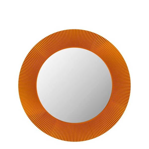 Laufen Kartell Зеркало круглое d=78см, настенное, без подсветки, цвет: янтарь 3.8633.1.081.000.1