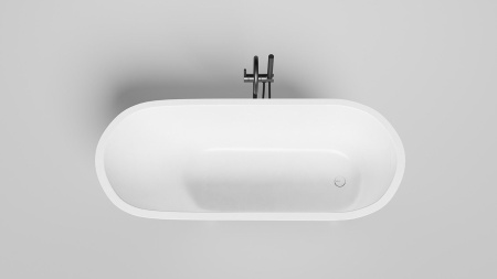 Ванна встраиваемая Salini ORNELLA KIT 160x70, S-Stone, матовый белый 102426M