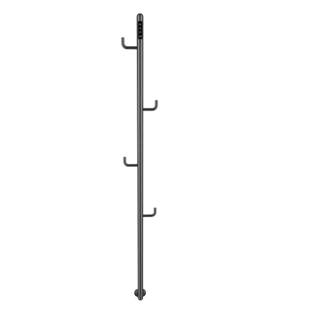 AQM3150GM Полотенцесушитель электрический  c поворотными крючками 178*1661, цвет: металл.