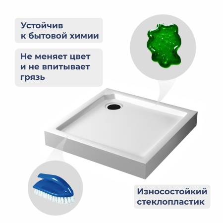 Душевой поддон RGW SMC-C-088W