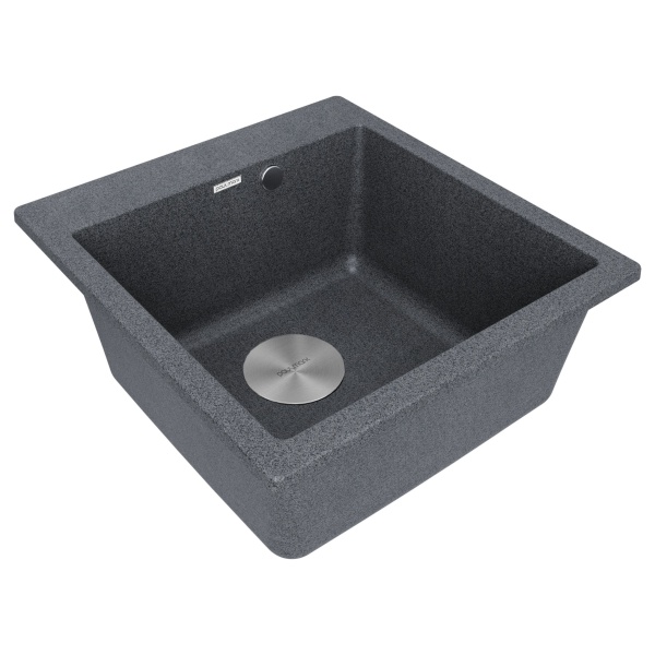 Мойка KANTE 50, IT-GRANIT, PM105152-DG, графит, 510х520, Paulmark
